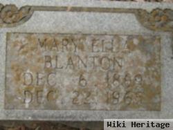 Mary Ella Holden Blanton