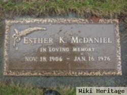 Esther K. Mcdaniel