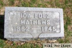 Ida Folz Mathews