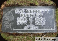 Fae Berrett Buckley