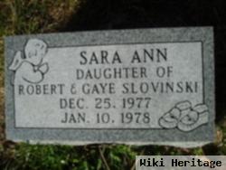 Sara Ann Slovinski