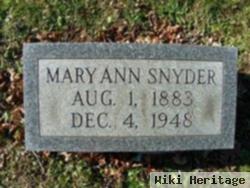 Mary Ann Garrod Snyder