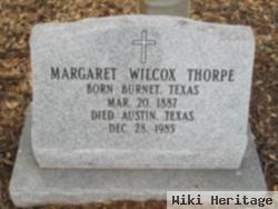 Margaret Wilcox Thorpe