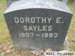 Dorothy Edith Sayles