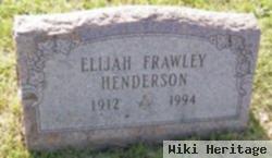 Elijah Frawley "red" Henderson