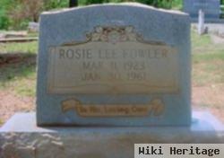 Rosie Lee Fowler