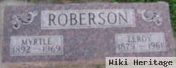 Leroy "lee" Roberson