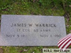 James W Warrick