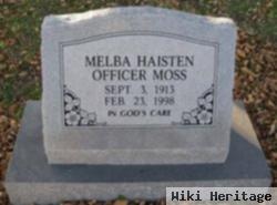 Melba Haisten Officer Moss