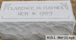 Clarence M Haynes