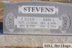 Zina Ellen Mortensen Stevens