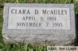 Clara D Mcauley