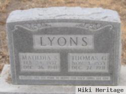 Matilda S. Hayes Lyons