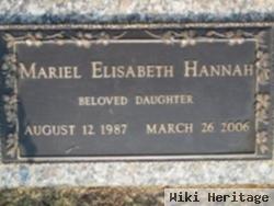 Mariel Elizabeth Hannah