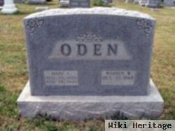 Warren W Oden