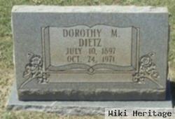 Dorothy M. Dietz