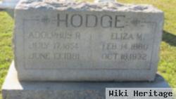 Adolphus R Hodge