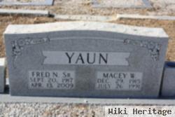 Fred Norris "dick" Yaun, Sr