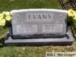 M Olive Evans