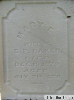 Mary E. Baker