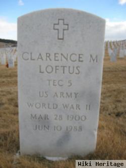 Clarence M Loftus