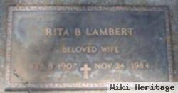 Rita B Richard Lambert