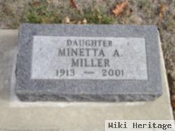 Minetta A. Miller