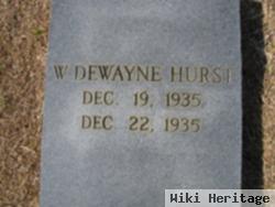 W Dewayne Hurst