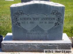 Alberta "bert" Anderson