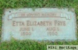 Etta Elizabeth "lizzie" Frye
