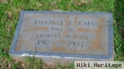 Virginia E Cain