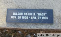 Wilson "hack" Haskell