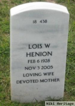 Lois W Henion