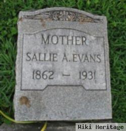 Sarah Anna "sallie" King Evans