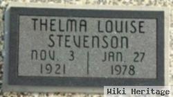 Thelma Louise Stevenson