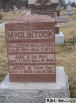 Rev Joseph M. Mcclintock