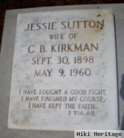 Jessie Ella Sutton Kirkman