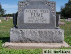 Arlene Webb Hume