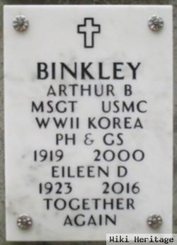 Msgt Arthur Burnett Binkley