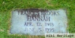 Frances Brooks Hannah