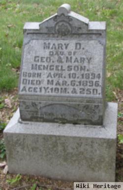 Mary D Mengelson