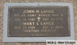 John H Lange