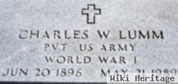 Charles W Lumm