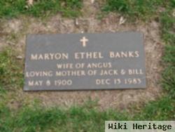 Maryon Ethel Banks