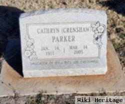 Cathryn "katie" Crenshaw Parker