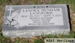 Lanora Dunham Langford