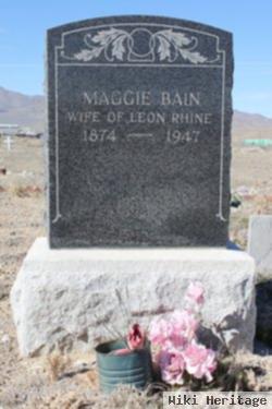 Margaret Leslie "maggie" Bain Rhine