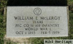 Pfc William Edward Mcleroy