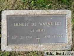 Ernest De Wayne Lee