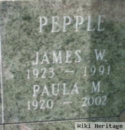 Paula M Pepple